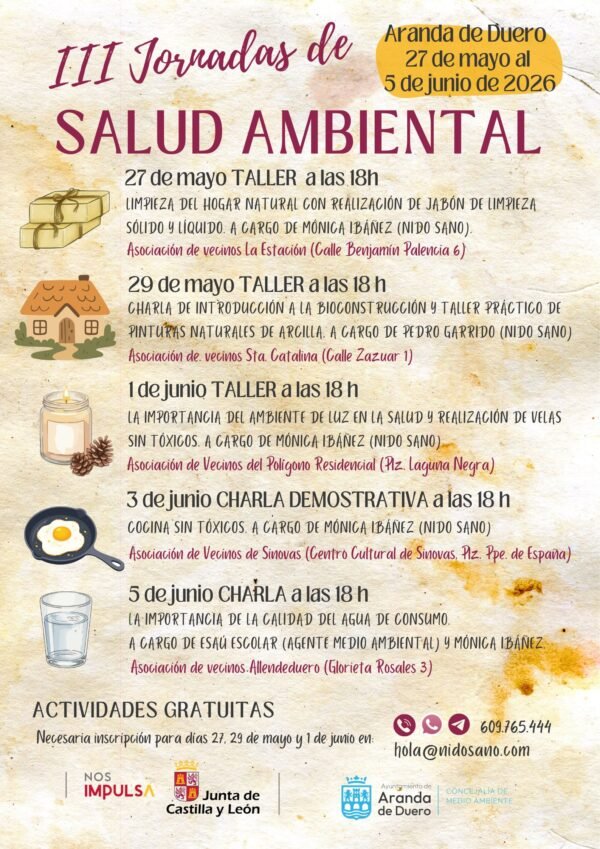 Talleres y charlas de Salud Ambiental